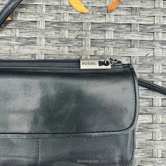 Fossil‎ Genuine Leather Crossbody Women’s Wallet - Picture 6 of 9